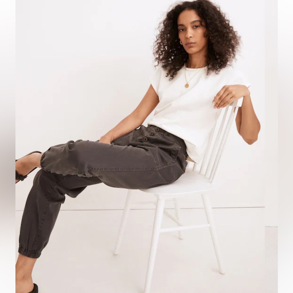 Madewell Griff Pull-On Tapered Fatigue Cargo Pants